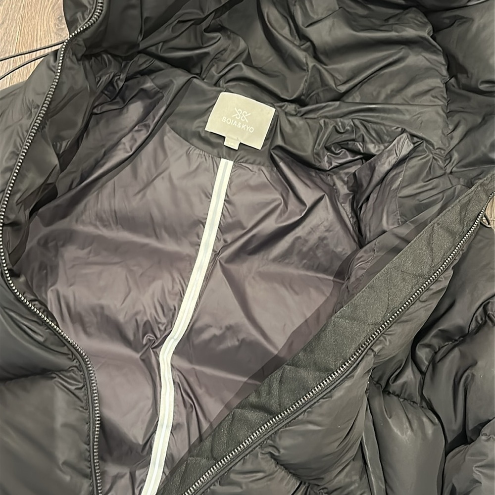 Soia & Kyo black puffer jacket Small - Picture 5 of 7